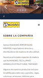 Mobile Screenshot of maderasimportadas.com