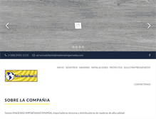 Tablet Screenshot of maderasimportadas.com